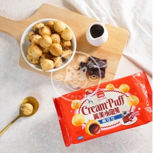 【義美】黑可可小泡芙