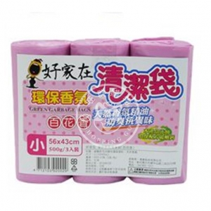 好家在 環保香氛清潔袋 (小) - 百花香 (粉) 3入/500g