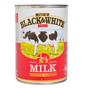 荷蘭製黑白淡奶 410g