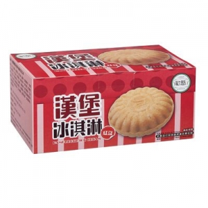 台式古早味漢堡冰淇淋-紅豆(5入)