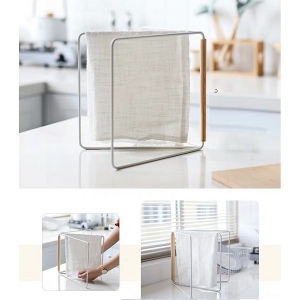 日式折疊廚房毛巾抹布架