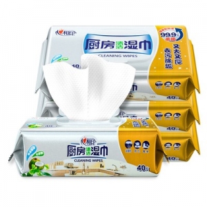 心相印廚房清潔濕巾(68片)